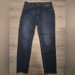 Womens Mott & Bow Dark Blue Jeans
